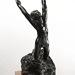 Auguste Rodin (1840-1917): L'enfant prodigue, 0000, 55,4 x 23,5 cm