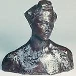 Pablo Picasso: T�te de femme (Alice Derain), 1905, 27 x 27 cm