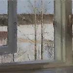 Halvard Haugerud: 1.mars, 2023, 26 x 36 cm