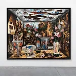 Munan �vrelid: Paradisiacal Awareness, oil on canvas, 2026, 185 x 230 cm