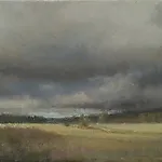 Halvard Haugerud: Septembersol, 2017, 21 x 31 cm