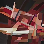 Espen Dietrichson: Arches and distances #9, 2020, 95,5 x 127,5 cm
