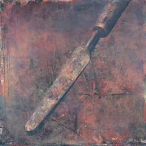 Yuri Kuper: Couteau de palette, 1990, 200 x 200 cm