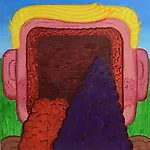 Christoffer Fjeldstad: Face, 2005, 60 x 60 cm