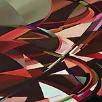 Espen Dietrichson: Sound drifts in the haze, 2022, 205 x 264 cm