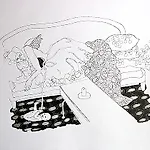 Elin Melberg: Play  I, 2006, 59 x 88 cm