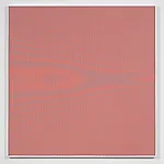 Kristin Nordh�y: Interference X, 2017, 120 x 118 cm