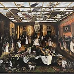 Munan �vrelid: Dictionary of untranslatables, oil on canvas, 2025, 180 x 270 cm