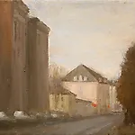Halvard Haugerud: Stille gate, 2005, 28 x 24 cm