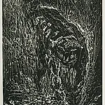 Dag Thoresen: Jakter/Hunter (tresnitt), 2000, 97 x 72 cm