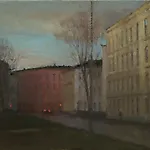 Halvard Haugerud: Etter regn, 2020, 24 x 31 cm