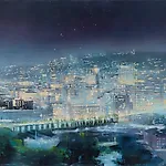 Frank Brunner: Sikt, 2019, 140 x 260 cm