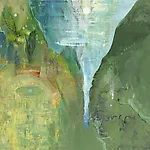 Dag Thoresen: Skog- hav- �yer, Myanmar, 2019, 120 x 130 cm