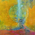 Dag Thoresen: Erindring stifinner, 2024, 135 x 140 cm