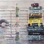 Frank Brunner: waiting, 2007, 150 x 200 cm