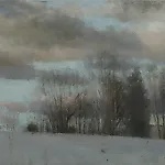 Halvard Haugerud: Fra Riksvei 115, 2014, 35 x 44 cm