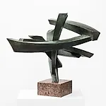 Espen Dietrichson: Unstable Column #2, 2019, 50x44 x 44 cm