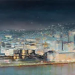 Frank Brunner: Sikt IV, 2019, 120 x 200 cm