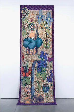 H�vard Kranstad, Bortenfor l�ypa I, 2024, 440 x 150 cm