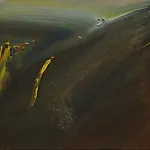 Olivier Debr�: Automne - Oppdal, 1978, 46 x 55 cm