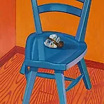 Christoffer Fjeldstad: Blue Goghney, 2011, 85 x 64 cm