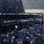 �rnulf Opdahl: Bystudie, 2025, 38 x 30 cm