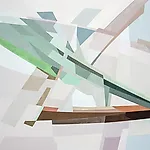 Espen Dietrichson: Arches and distances #10, 2020, 95,5 x 121,5 cm