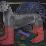 Christoffer Fjeldstad: Dax, 2013, 90 x 120 cm