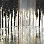 Frank Brunner: Balanse, 2013, 173 x 152 cm