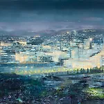 Frank Brunner: Sikt III, 2019, 140 x 200 cm