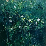 Frank Brunner: Rosebusk II, 2000, 183 x 122 cm