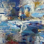 Dag Thoresen: Spavendt landskap, 2011, 110 x 160 cm