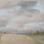 Halvard Haugerud: Varm himmel, 2011, 38 x 56 cm