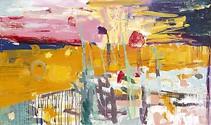 Dag Thoresen, Sommer, for Robert H., 2015, 100 x 170 cm