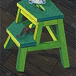 Christoffer Fjeldstad: Green Goghney, 2010, 61 x 55 cm