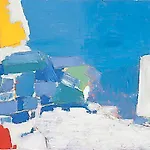 Nicolas de Sta�l: M�diteran�e, 1954, 96 x 145 cm