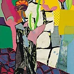 Nini Anker Dessen: Inne - Ute, 2000, 85 x 55 cm