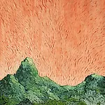 Astrid Nondal: Langveisfra, tempera on canvas, 2026, 155 x 125 cm