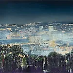 Frank Brunner: Sikt II, 2019, 100 x 150 cm