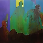 Kenneth Blom: Forsoning, 2003, 170 x 190 cm