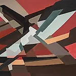 Espen Dietrichson: Arches and distances #5, 2020, 70,5 x 100 cm