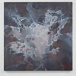Thomas S�verud: Nukleus, 2025, 120 x 120 cm