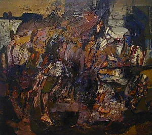 Louis Nallard: La Nuit de Barcelone, 1978, 80 x 90 cm