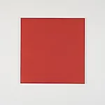 Kristin Nordh�y: Interlace red #1, 2019, 100 x 98 cm