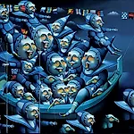 Terje Ythjall: Forventninger om ankomst, 2002, 60 x 80 cm