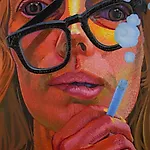 Christoffer Fjeldstad: Trouble, 2013, 160 x 113 cm