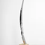 Espen Dietrichson: Segment of Segment, Opened from Open #6, 2018, 212.5 x 36 cm