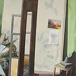 Ulf Nilsen: Studio Visitor, 2021, 200 x 150 cm