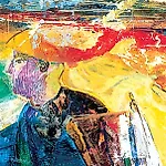 Dag Thoresen: Vincent van Gogh I, 2001, 87 x 170 cm