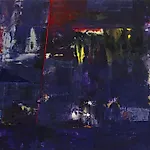 Dag Thoresen: Pangaea, Miles Davis live Osaka Japan, Feb. 1. 1975, 2009, 140 x 297 cm